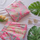 Cotton Halter-Neck Kurta Pant Co-ord Set