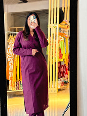 Eggplant Elegance Suit Set