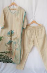 Ivory Glow Festive Slim fit Suit Set - Diwali Drop 1.0