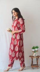 Rosewood Bloom Suit Set - Raahat 5.0