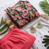 Midnight Blossom Comforter Suit Set