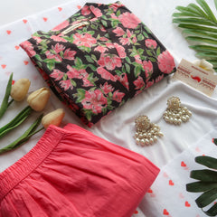 Midnight Blossom Comforter Suit Set