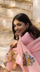 Kalamkari Cotton Kurta Set Animals Design with Coordinated Dupatta