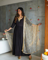 Black Crush Kanchali Suit Set