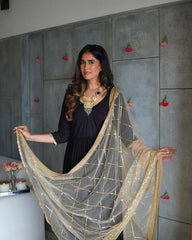 Black Crush Kanchali Suit Set