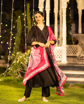 Black Umbrella Suit Set