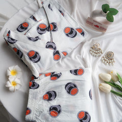 Earthy Brown Cotton Suit Set for Vacations