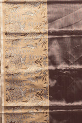 Baby blue tissue silk saree