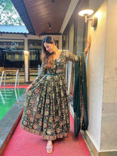 Elegant Heavy Faux Georgette Anarkali Suit with Sequins & Embroidery – 3-Piece Set