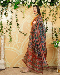 Mustard Kalamkari Suit Set