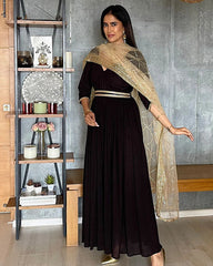 Black Crush Kanchali Suit Set