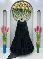 Elegant Faux Georgette Anarkali Sets