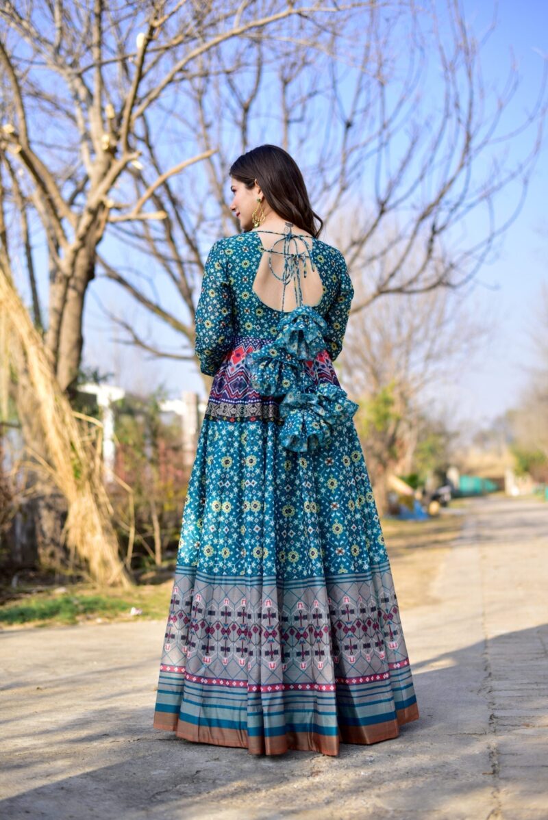 kushangini chanderi maxi set - Image 3